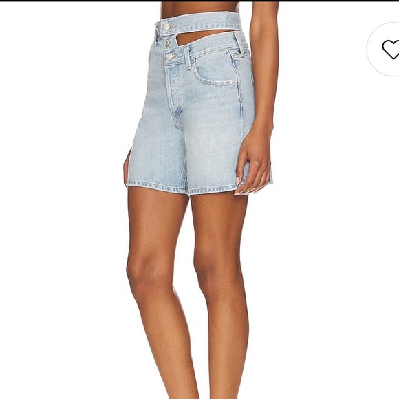 *SOLD* AGOLDE Broken Waistband Shorts - Picture 3 of 4